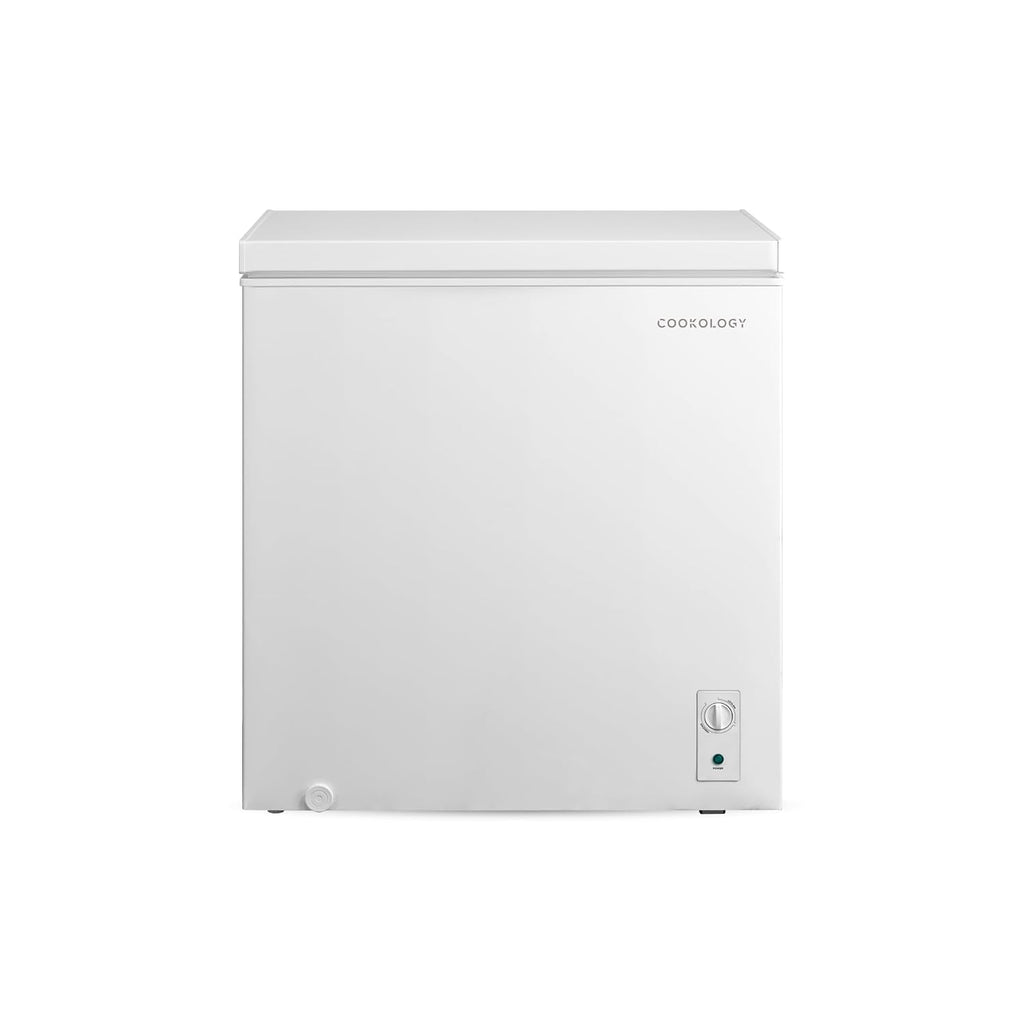 Freestanding Chest Freezer 99L Adjustable Thermostat Black