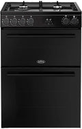 Double Oven Dual Fuel Cooker 99L 60cm Black