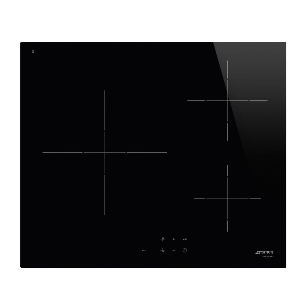 Induction Hob With 3 Heating Zones 7200W 60cm Black
