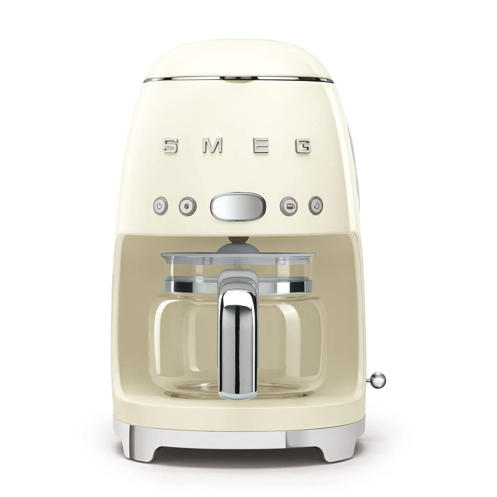 Drip Coffee Machine 1.4L 1050W 10 Cup Auto-Start Cream
