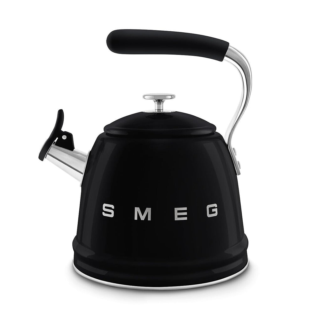 Whistling Kettle 2.3L Stainless Steel Silicone Handle Black