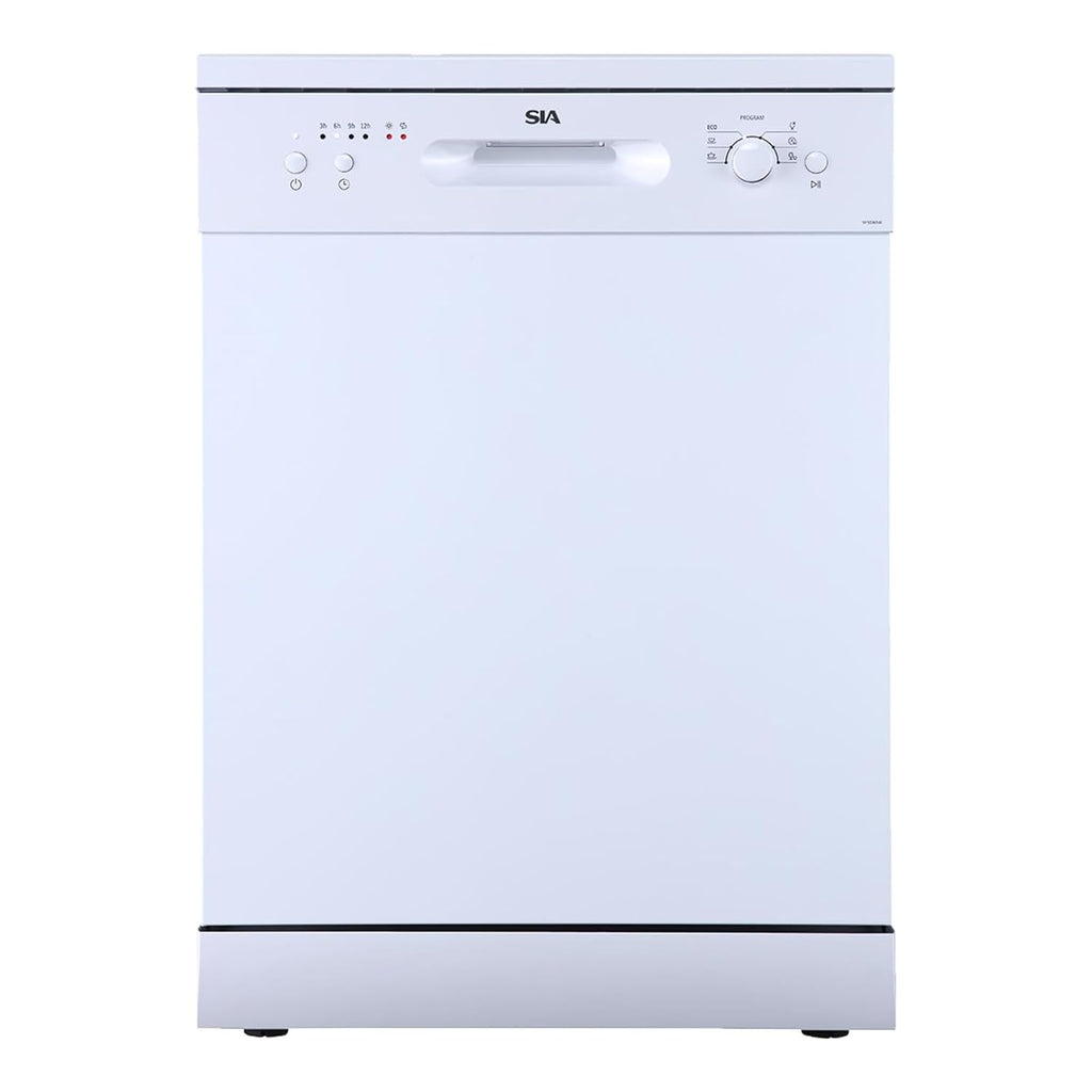 Freestanding Dishwasher 45cm 9 Place Settings 4 Programs Black