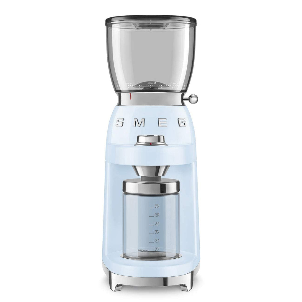 Coffee Grinder 150W 30 Grind Levels Conical Burr Pastel Blue