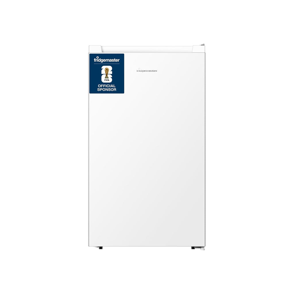 Under Counter Fridge 82L Adjustable Thermostat White Reversible Door