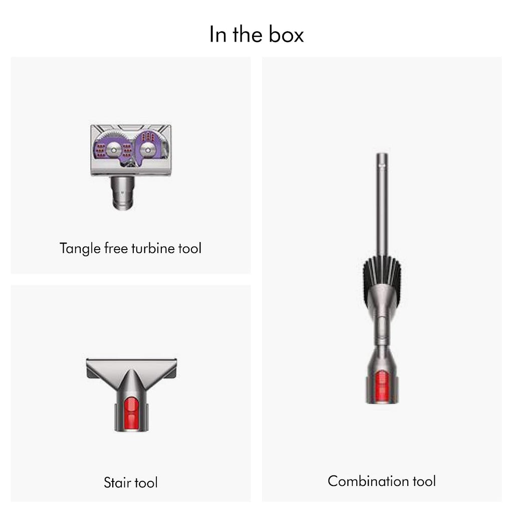 Upright Bagless Vacuum Cleaner 700W Self-Detangling Pet Hair Nickel/Silver