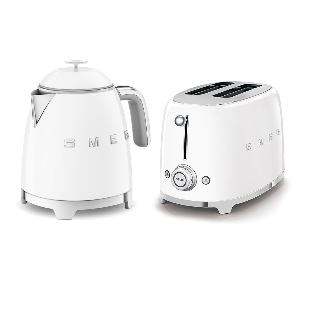 Retro Range Breakfast Set 0.8L Mini Kettle 2-Slice Toaster Pastel Green