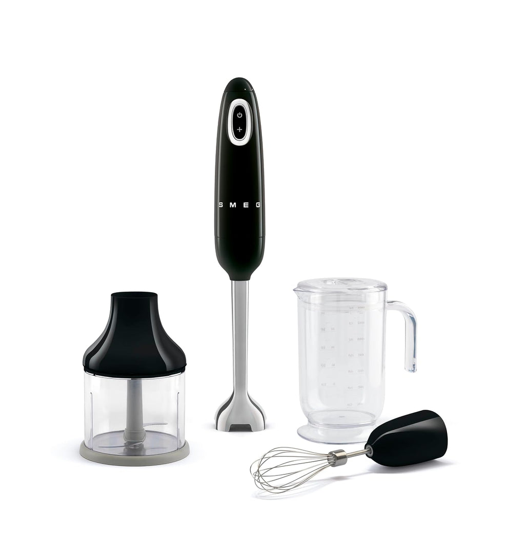 Hand Blender 700W Variable Speed Turbo Function Stainless Steel Black