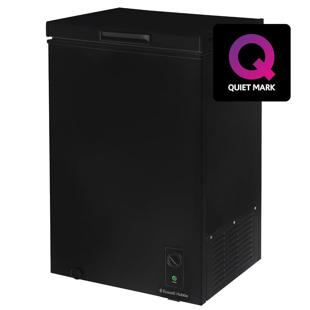 Chest Freezer 99L Freestanding With Adjustable Temperature Black