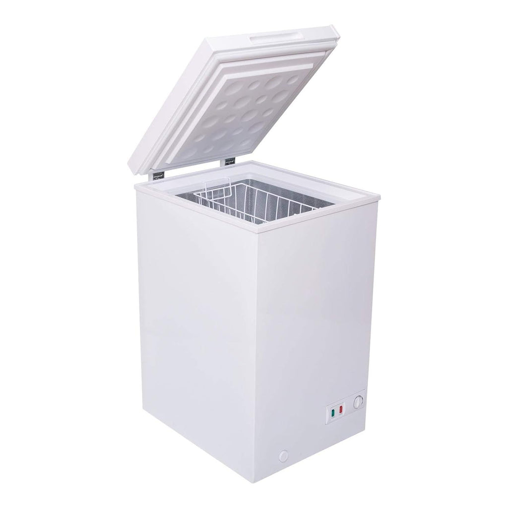 Chest Freezer 95L Slimline 47.5cm Manual Defrost Black