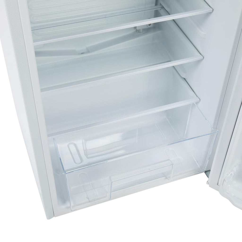 Under Counter Fridge 94L Adjustable Thermostat Reversible Door White