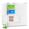 Table Top Mini Freezer 32L White Freestanding