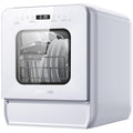 Portable Countertop Dishwasher 5L Tank 9 Programs 37cm Narrow White