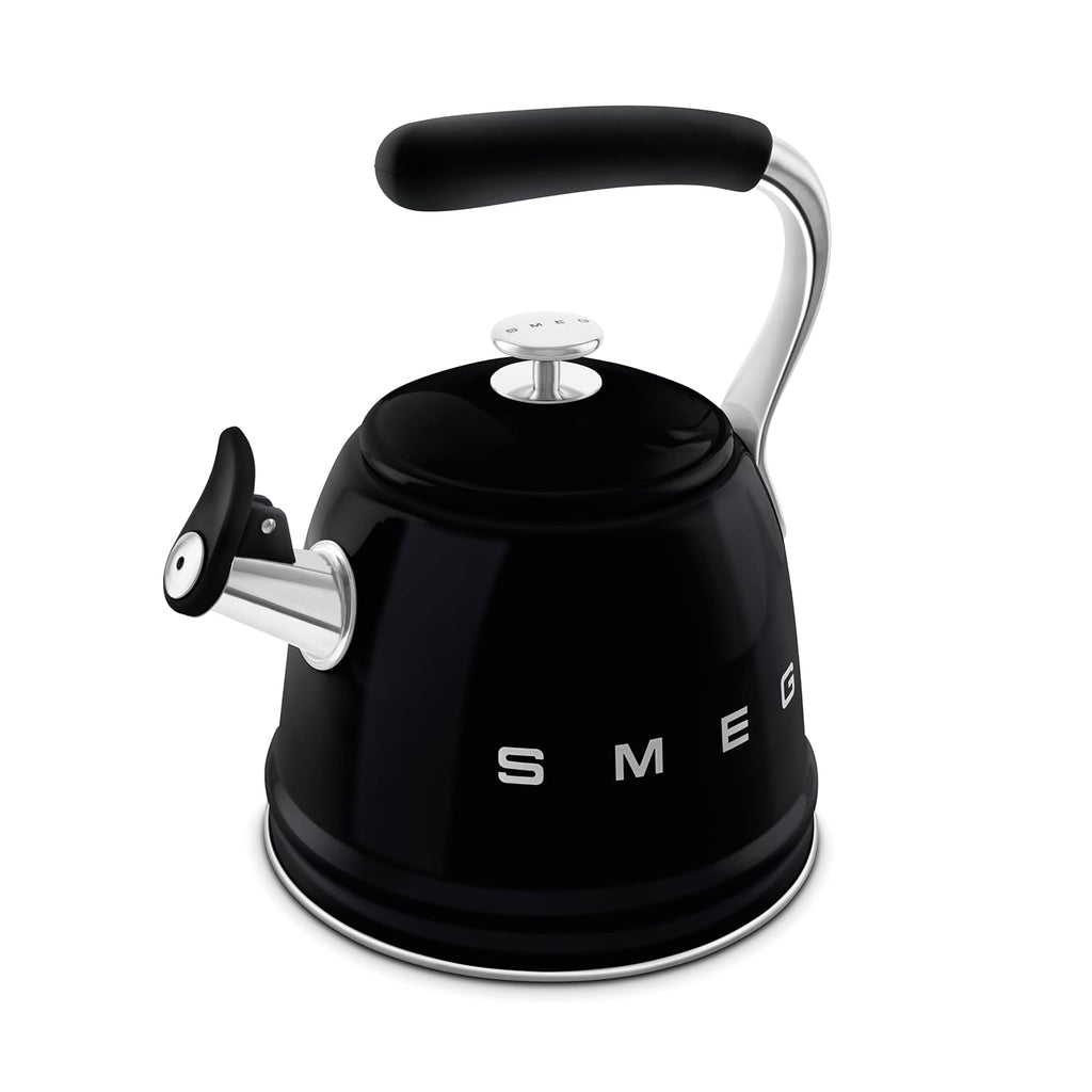 Whistling Kettle 2.3L Stainless Steel Silicone Handle Black