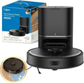 Robot Vacuum Cleaner 5300Pa LiDAR Navigation Auto-Empty Black