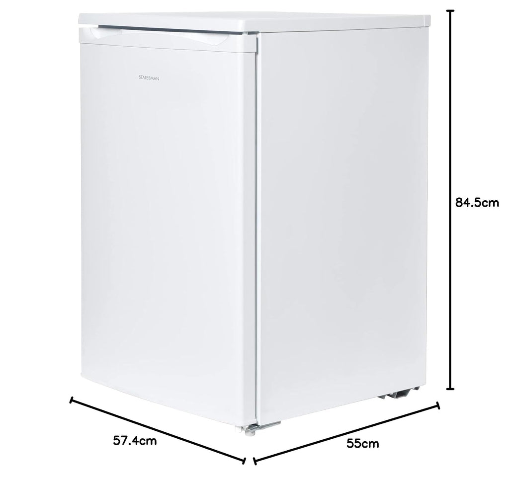 Under Counter Larder Fridge 133L Adjustable Thermostat Reversible Door White