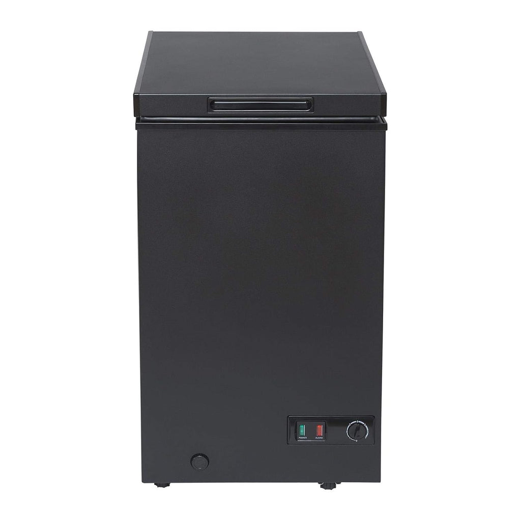 Chest Freezer 95L Slimline 47.5cm Manual Defrost Black
