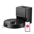 Robot Vacuum Cleaner With Mop 8000Pa Suction 150 Min Battery Black