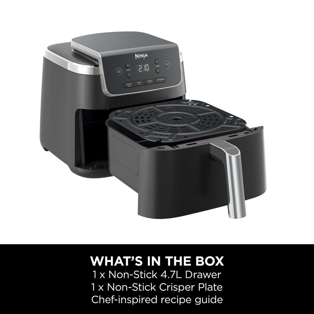 Air Fryer 4.7L 2000W 4 Functions Digital Touch Black