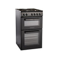Electric Twin Cavity Cooker 93L 4 Zone Solid Plate Hob Black