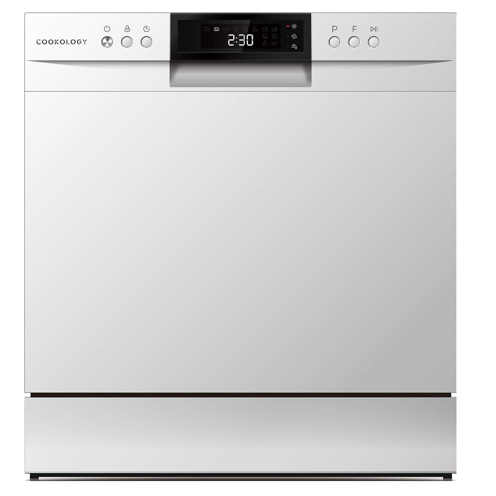 Table Top Dishwasher 8 Place Settings 7 Wash Cycles Silver