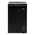 Chest Freezer 99L Removable Basket Adjustable Thermostat Black