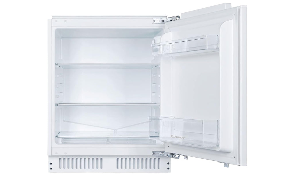 Integrated Undercounter Fridge 135L Adjustable Shelves LED Display White