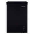 Freestanding Chest Freezer 99L Adjustable Thermostat Black