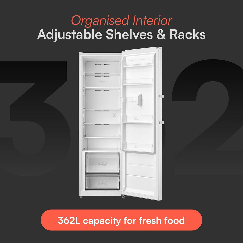 Freestanding Larder Fridge 362L Frost Free White