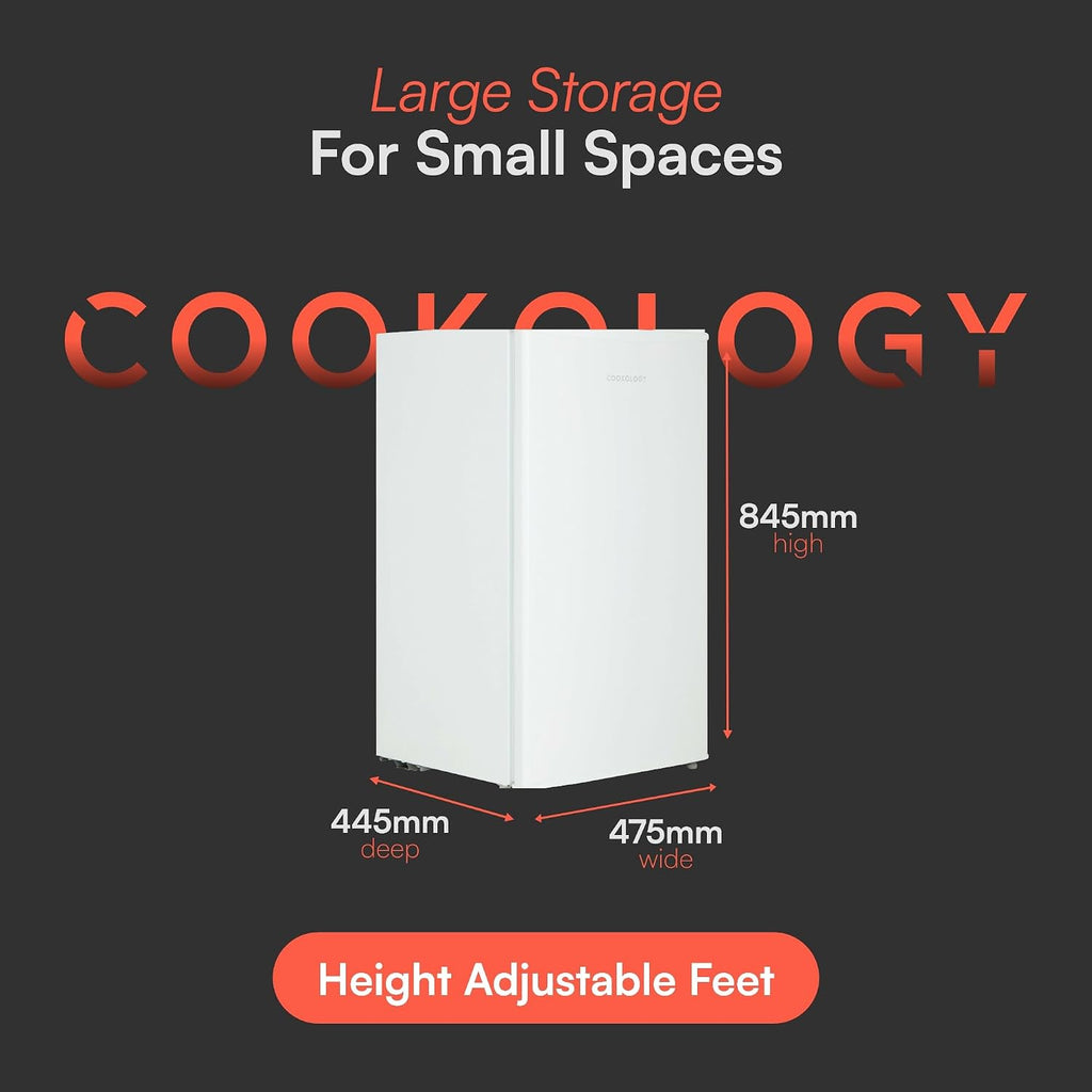 Freestanding Under Counter Freezer 60L White