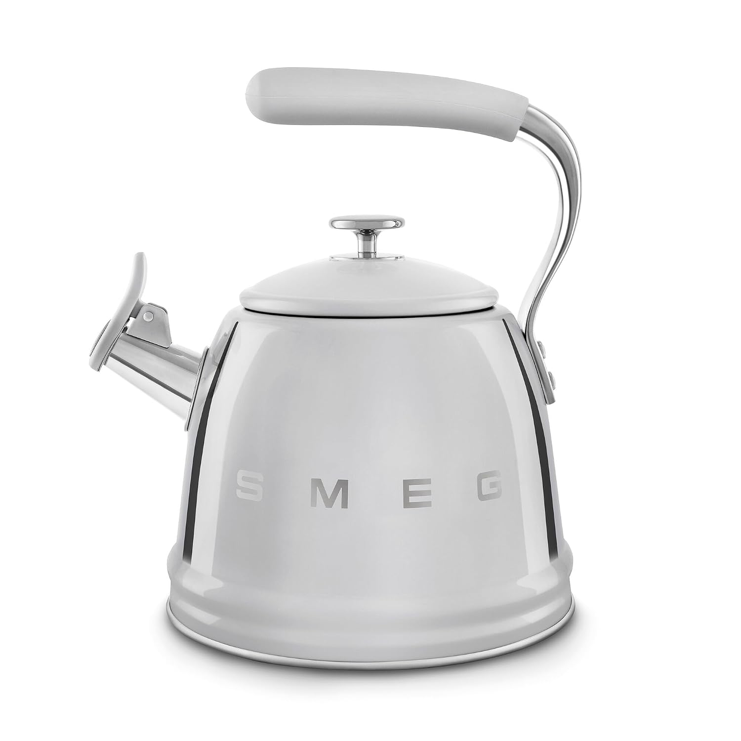 Whistling Kettle 2.3L Stainless Steel Silicone Handle Black