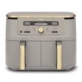 Dual Zone Digital Air Fryer 9.5L 6-in-1 Stone Gold