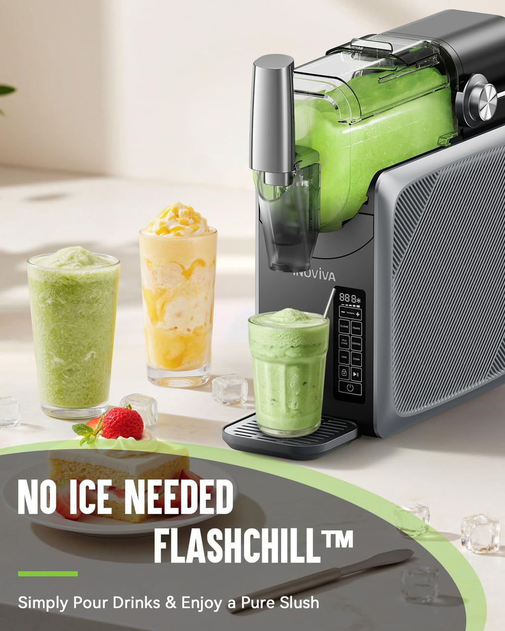 Frozen Drink Maker 2.0L 5 Preset Modes Self-Cleaning White