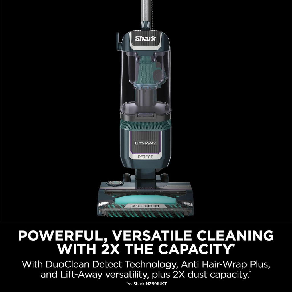 Upright Vacuum Cleaner 2.5L XL Dust Cup DuoClean Detect Corded Blue