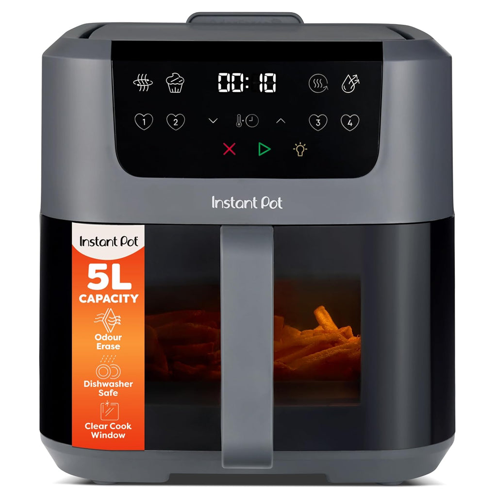 Dual Basket Air Fryer 7.6L 1700W 8 Functions Black