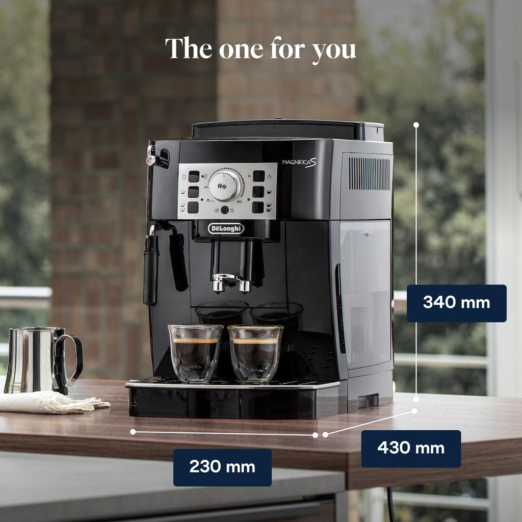 Automatic Bean to Cup Coffee Machine Espresso and Cappuccino Maker Black