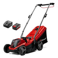 Cordless Lawn Mower 33cm 18V 4.0Ah Brushless Motor Red Black