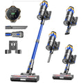 Cordless Vacuum Cleaner 600W 50kPa 65Min OLED Touch Screen Blue