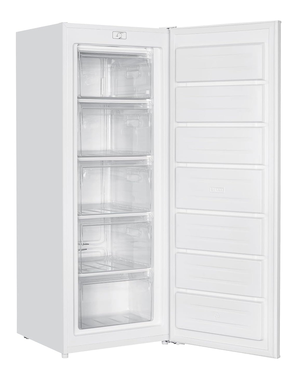 Upright Freezer 168L 5 Drawers Mechanical Control Freestanding White