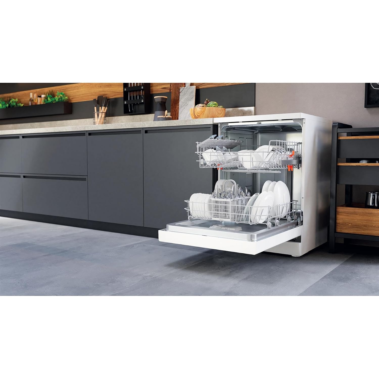 Freestanding Dishwasher 14 Place Settings 46dB White