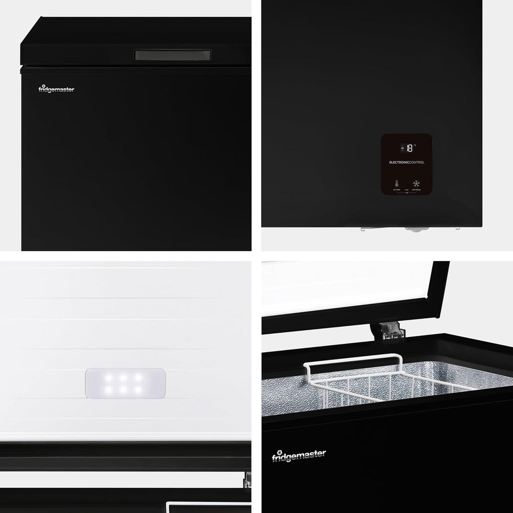 Chest Freezer 142L 4 Star Winter Guard Black