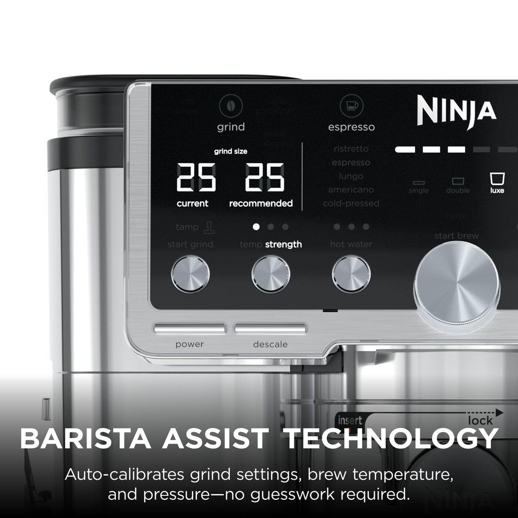 3-In-1 Espresso Cold Brew Filter Coffee Machine 25 Grind Settings Silver