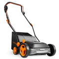 Corded Electric Artificial Grass Sweeper 1800W 45L Bag 370mm 5 Heights Grey Black Orange
