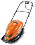 Hover Lawn Mower 33cm 1700W 20L Grass Box 4 Cutting Heights Orange Grey