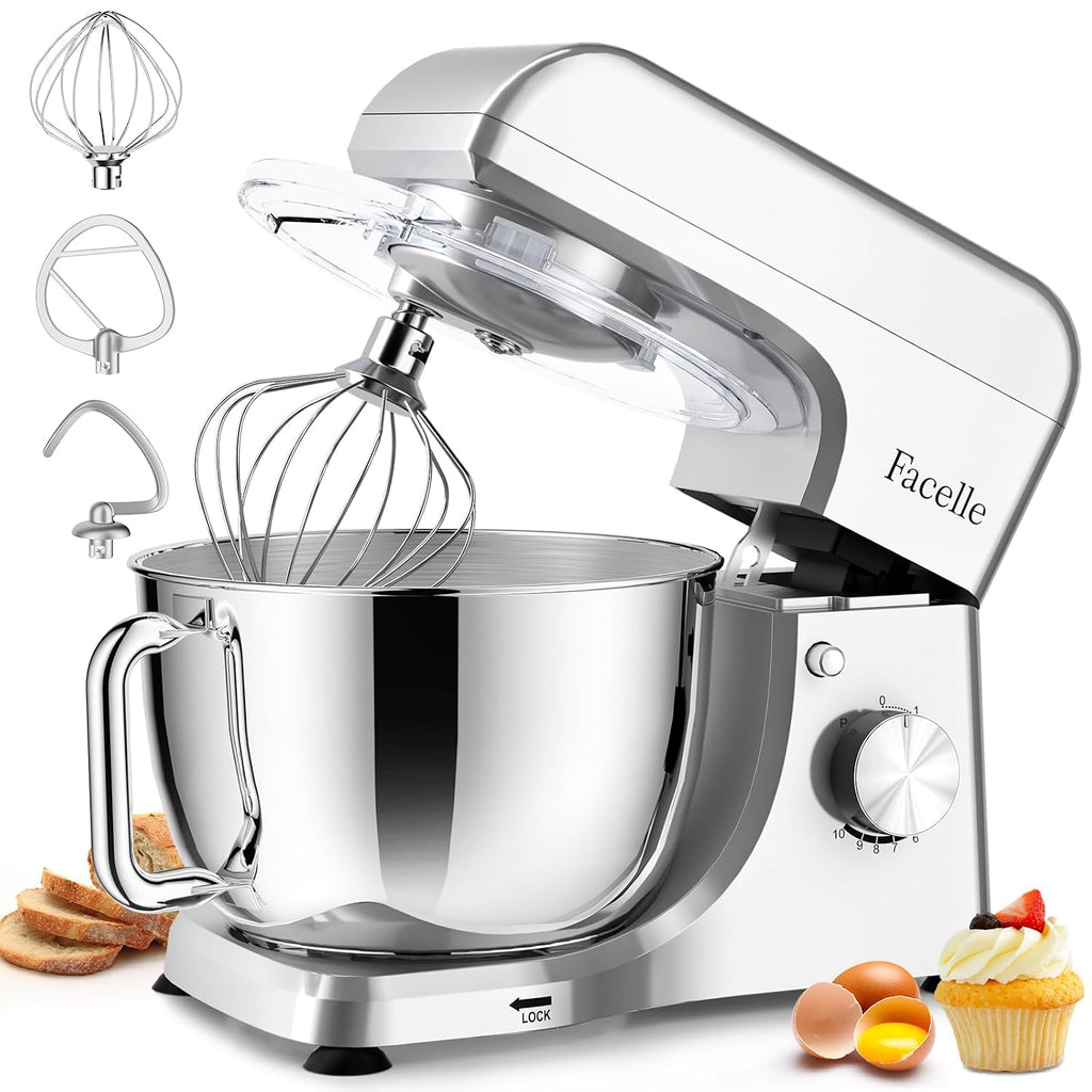 Stand Mixer 5.5L 1500W 10 Speed Pulse Black