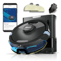 Robot Vacuum & Mop 2-in-1 Self-Empty LiDAR Mapping Edge Cleaning Black