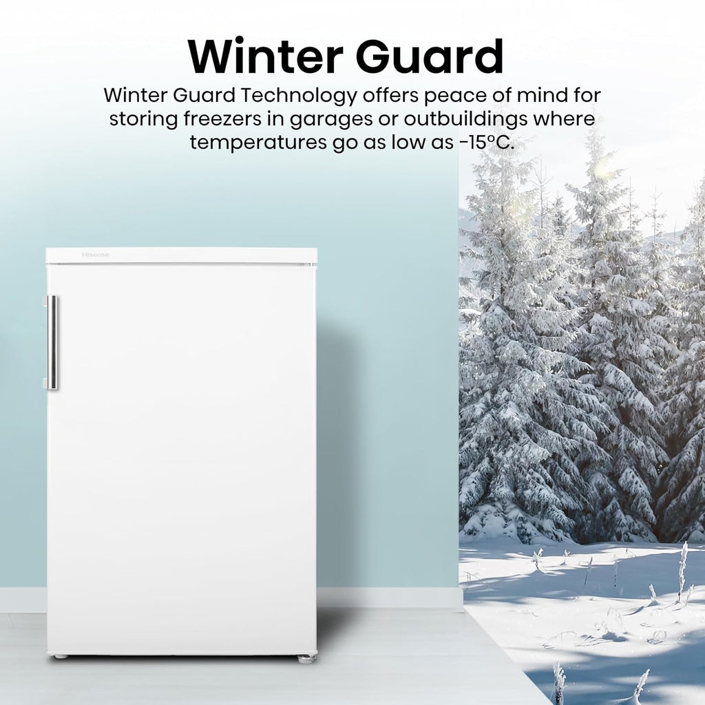 Freestanding Freezer 82L 56cm White Undercounter