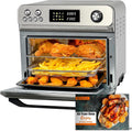 Air Fryer Oven 24L 1800W 10-in-1 Rotisserie Digital Knob Silver